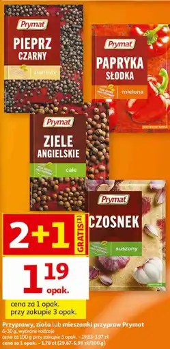 Auchan Przyprawy, zioła lub mieszanki przypraw Prymat oferta