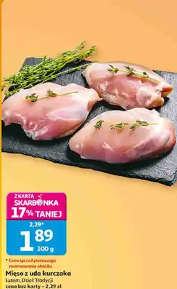 Auchan Mięso z uda kurczaka luzem oferta