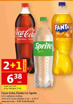 Auchan Coca-Cola, Fanta lub Sprite oferta
