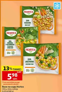 Auchan Baza na zupę Hortex oferta