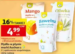 Auchan Mydło w płynie marki Auchan oferta