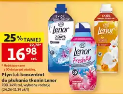Auchan Lenor Płyn lub koncentrat do płukania tkanin oferta