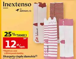 Auchan Skarpety ciepłe damskie Inextenso oferta