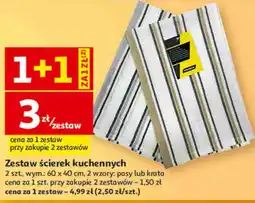 Auchan Zestaw ścierek kuchennych oferta