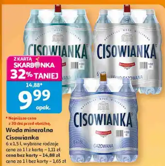 Woda mineralna Cisowianka