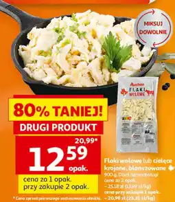 Auchan Flaki wołowe lub cielęce krojone, blanszowane Auchan oferta
