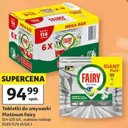 Auchan Tabletki do zmywarki Platinum Fairy oferta