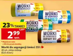 Auchan Worki do segregacji śmieci Auchan oferta