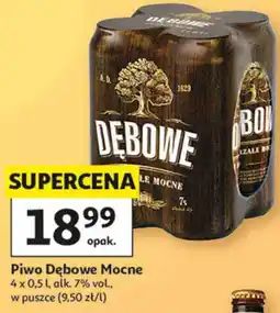 Auchan Piwo Dębowe Mocne oferta