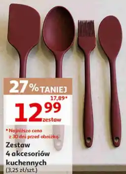Auchan actuel Zestaw 4 akcesoriów kuchennych oferta