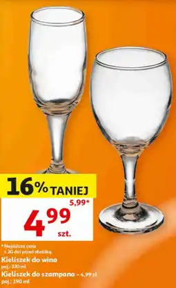 Auchan Kieliszek do wina lub szampana oferta