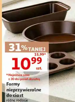 Auchan actuel Formy nieprzywieralne do ciast oferta
