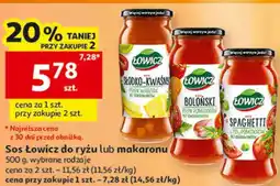 Auchan Sos Łowicz do ryżu lub makaronu oferta