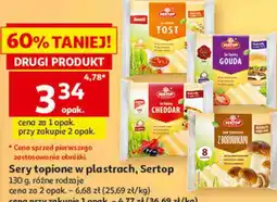 Auchan Sery topione w plastrach Sertop oferta
