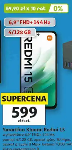 Auchan Smartfon Xiaomi Redmi 15 oferta