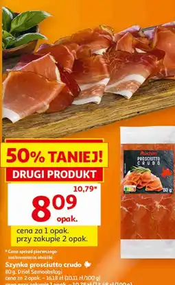 Auchan Szynka prosciutto crudo oferta