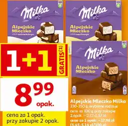 Auchan Alpejskie Mleczko Milka oferta