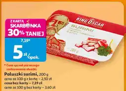 Auchan King Oscar Paluszki surimi oferta