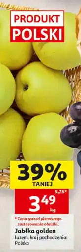 Auchan Jabłka golden luzem oferta