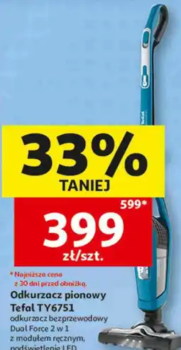 Auchan Odkurzacz pionowy Tefal TY6751 oferta