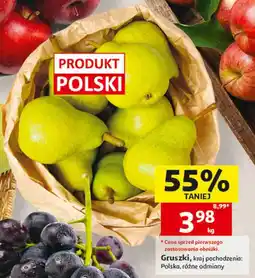 Auchan Gruszki, różne odmiany oferta