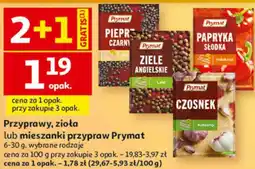 Auchan Przyprawy, zioła lub mieszanki przypraw Prymat oferta