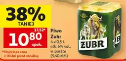 Auchan Piwo Żubr oferta