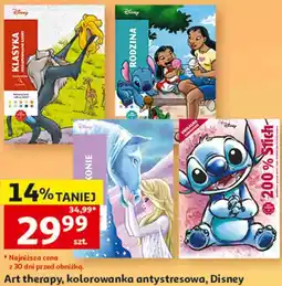 Auchan Art therapy, kolorowanka antystresowa, Disney oferta