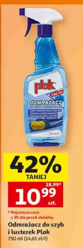 Auchan Odmrażacz do szyb i lusterek Plak oferta