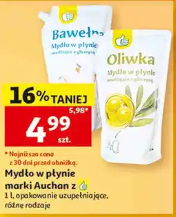 Auchan Mydło w płynie marki Auchan oferta
