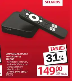 Selgros Odtwarzacz Selgros oferta
