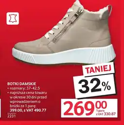 Selgros Botki damskie oferta