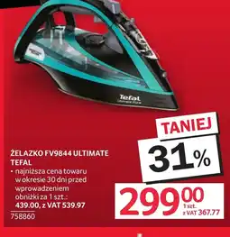 Selgros Żelazko Tefal oferta