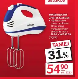 Selgros Mikser Zelmer oferta