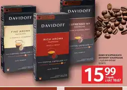 Selgros Kawa w kapsułkach Davidoff oferta