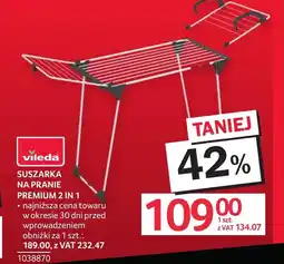 Selgros Suszarka na pranie Vileda oferta