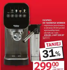 Selgros Ekspres do kawy Webber oferta
