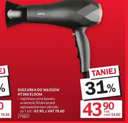 Selgros Suszarka do włosów Eldom oferta