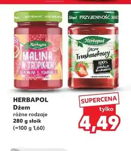Kaufland Dżem malina w tropikach Herbapol oferta