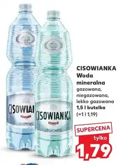 Kaufland Woda mineralna gazowana Cisowianka oferta
