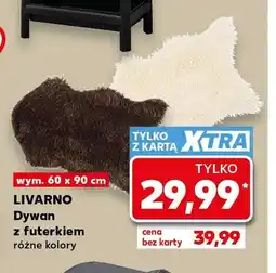 Kaufland Dywan z futerkiem Livarno 60x90 cm oferta