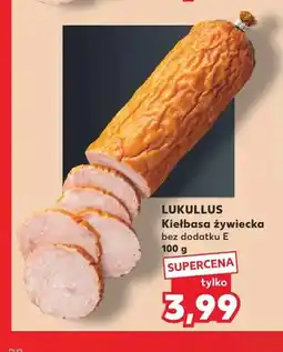 Kaufland Kiełbasa żywiecka bez dodatku E Lukullus oferta