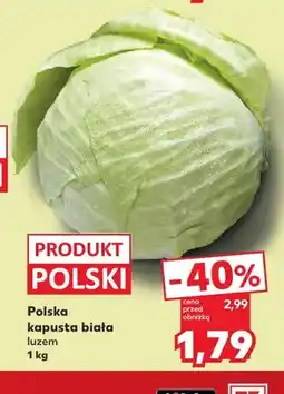 Kaufland Kapusta biała polska oferta
