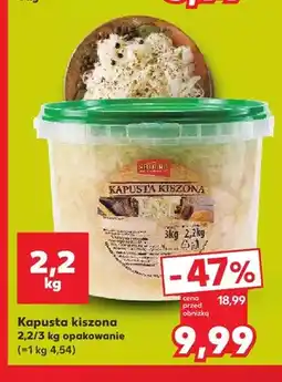 Kaufland Kapusta kiszona Artman oferta