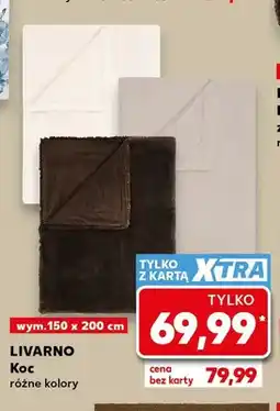 Kaufland Koc Livarno 150x200 cm oferta