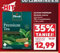 Kaufland Herbata czarna ekspresowa Dilmah Premium oferta