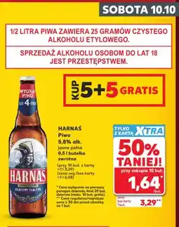 Kaufland Piwo 5,8% alk. Harnaś oferta