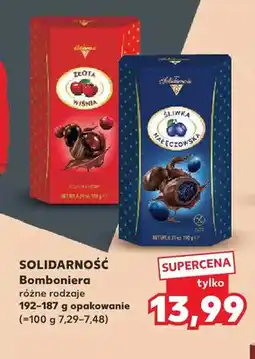 Kaufland Bomboniera Złota Wiśnia Solidarność oferta