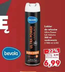 Kaufland Lakier do włosów Ultra Power Bevola oferta