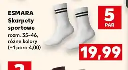 Kaufland Skarpety sportowe 5-pak Esmara oferta